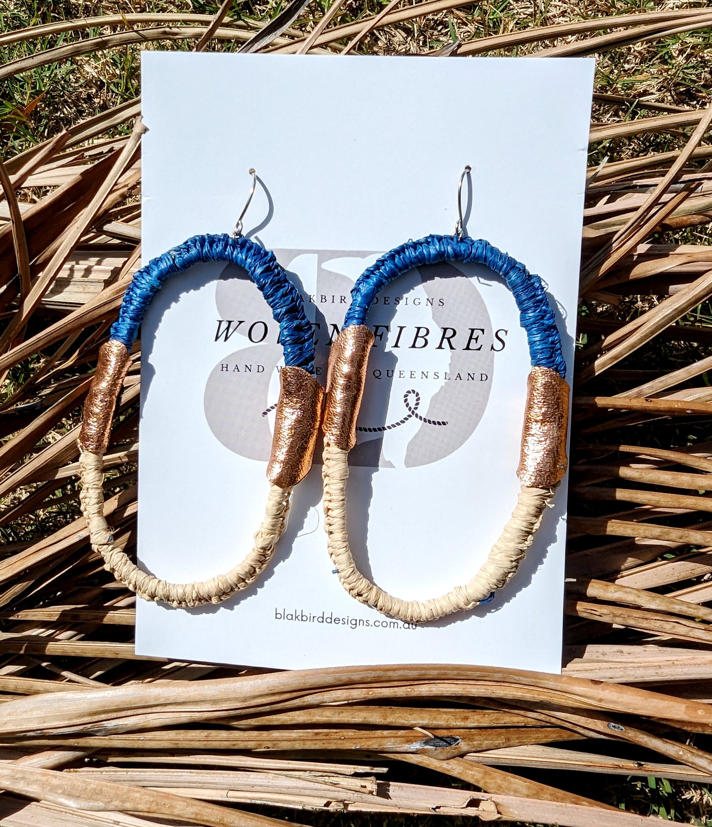Woven Fibres - Bright Blue