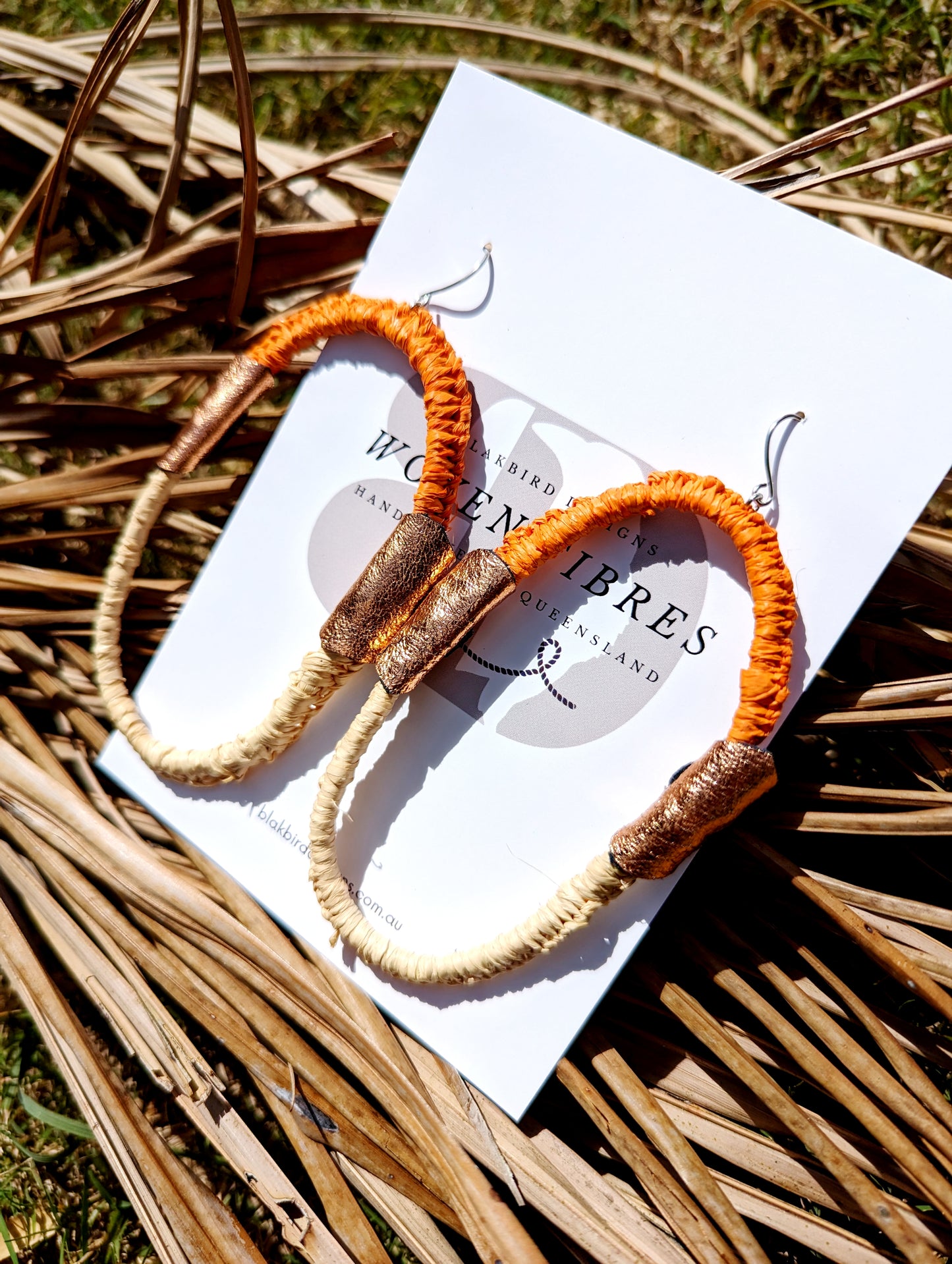 Woven Fibres - Orange