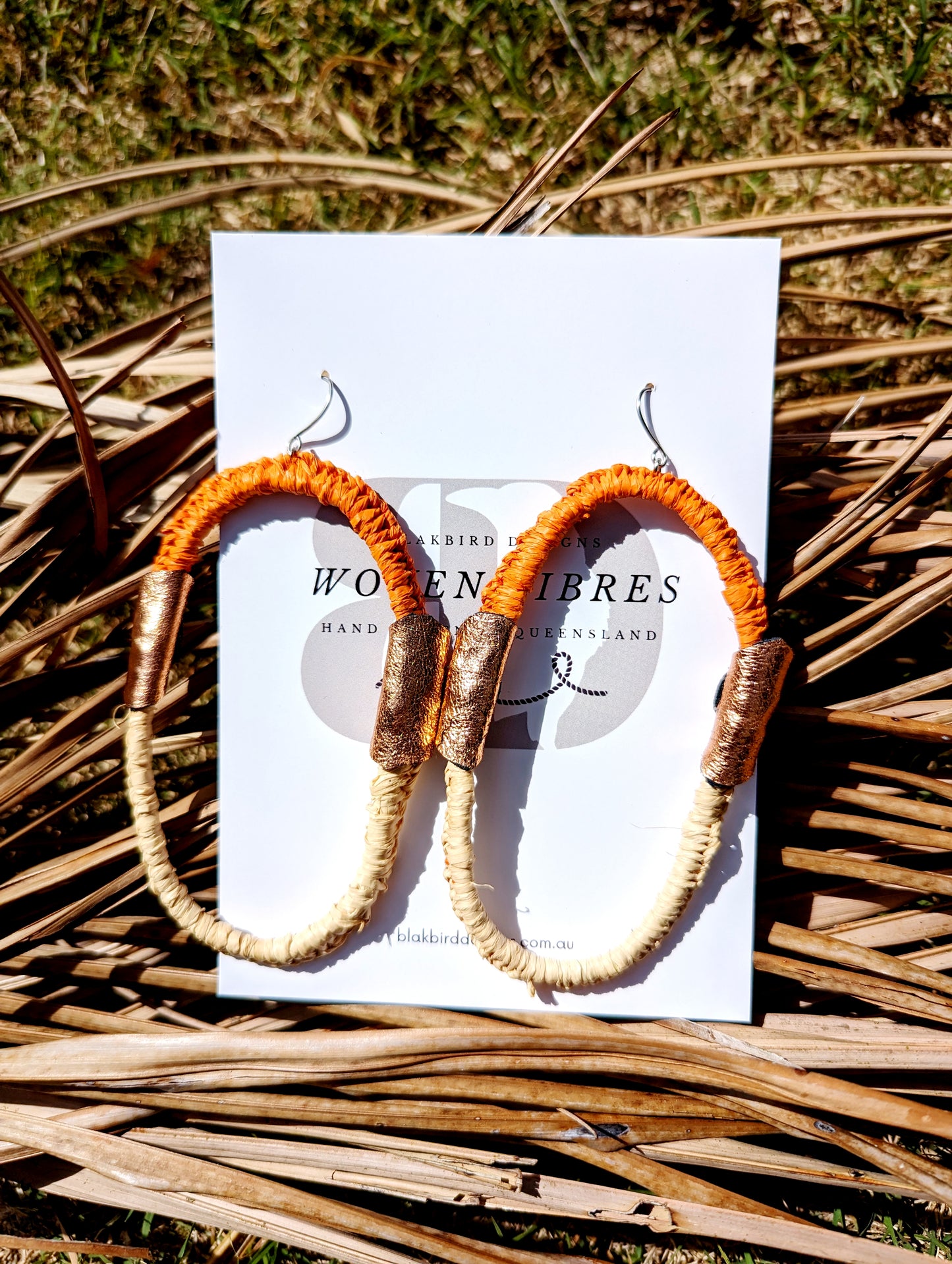 Woven Fibres - Orange