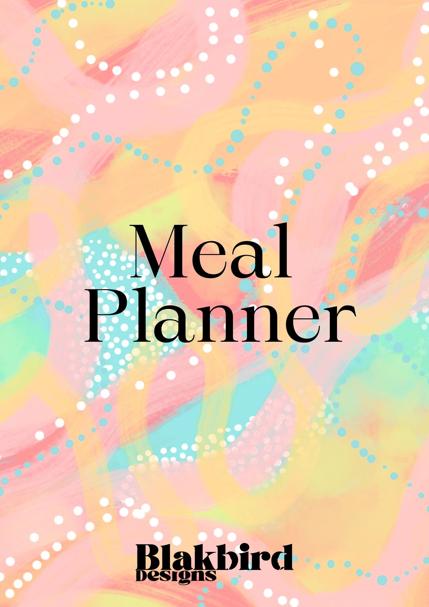 Digital Download - Summer Fun - Meal planner