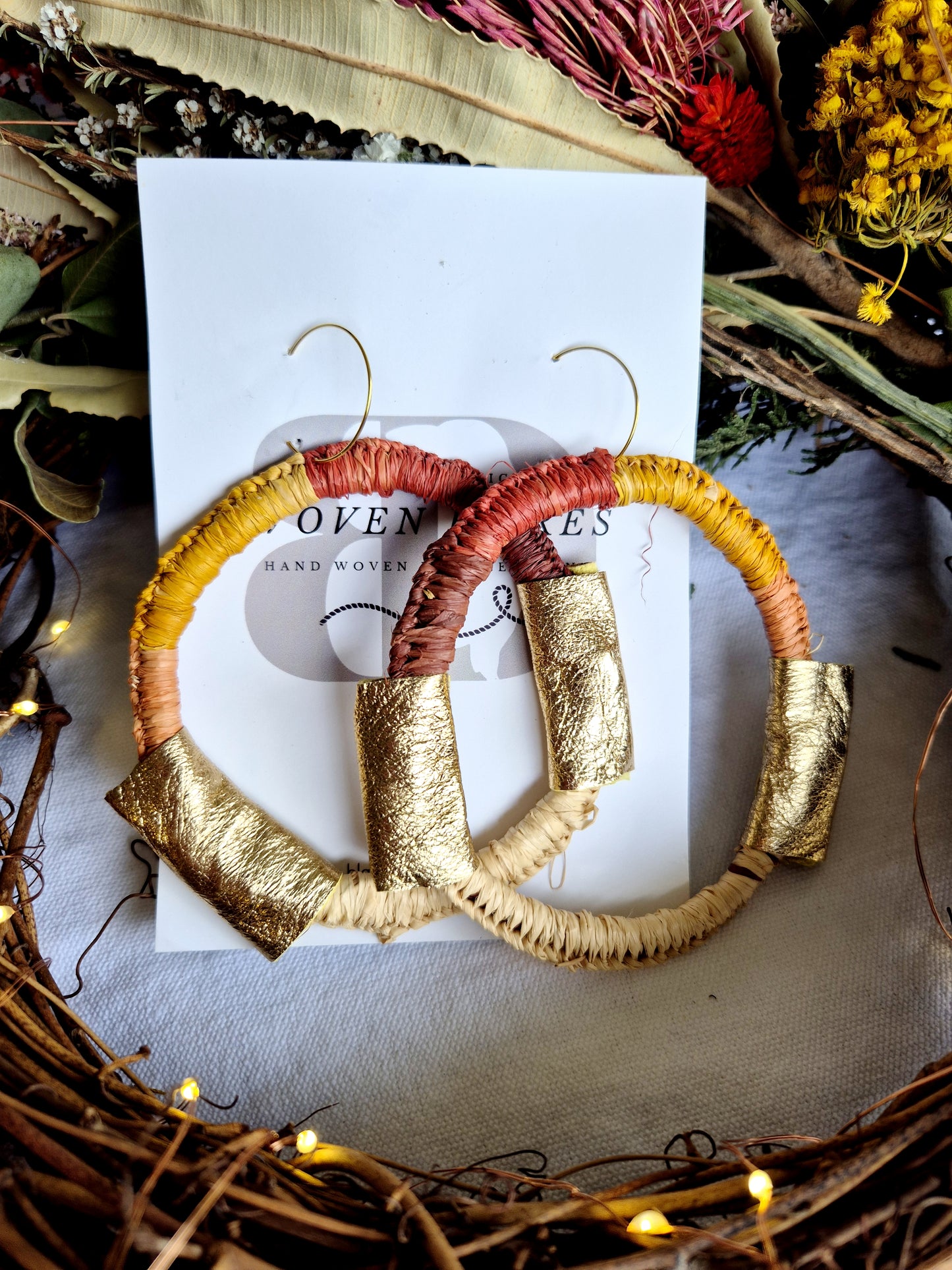 On Country Woven Hoops