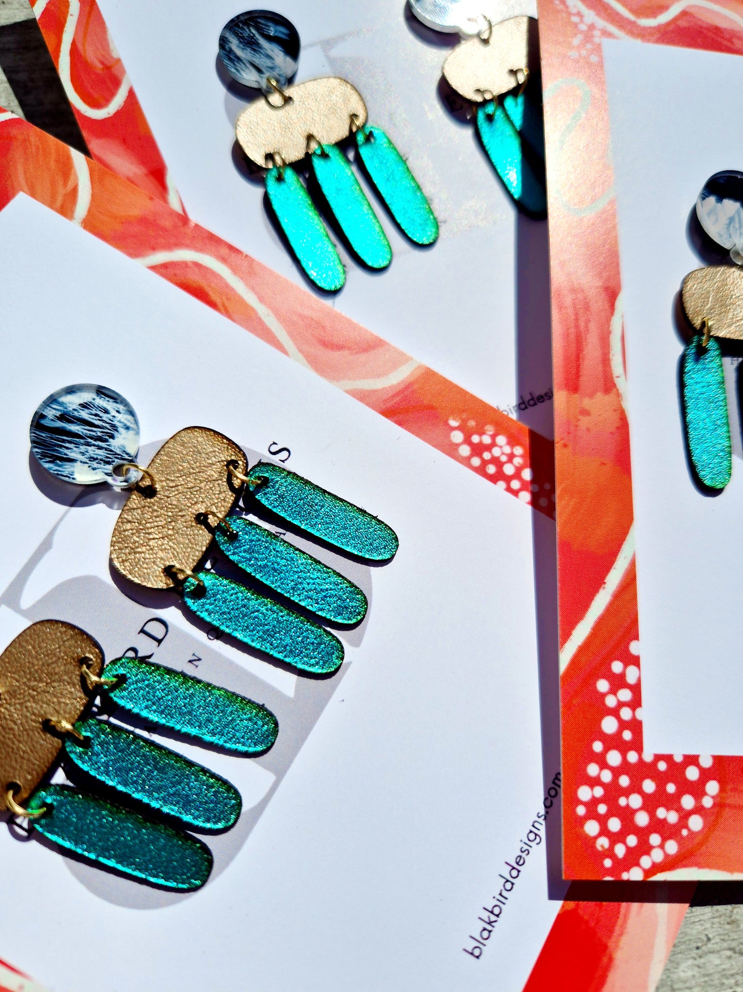 Tidal Ground — Stacked Earrings