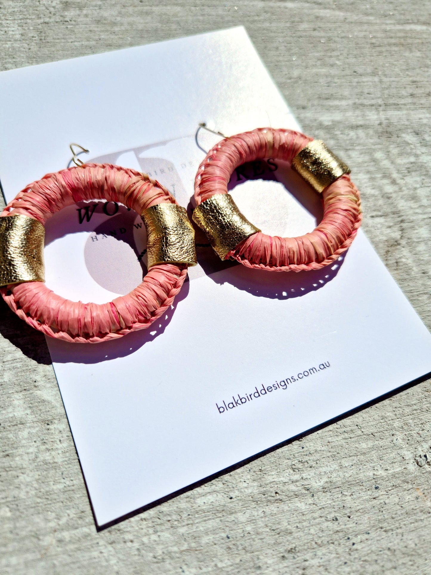 Chubby Woven Hoops