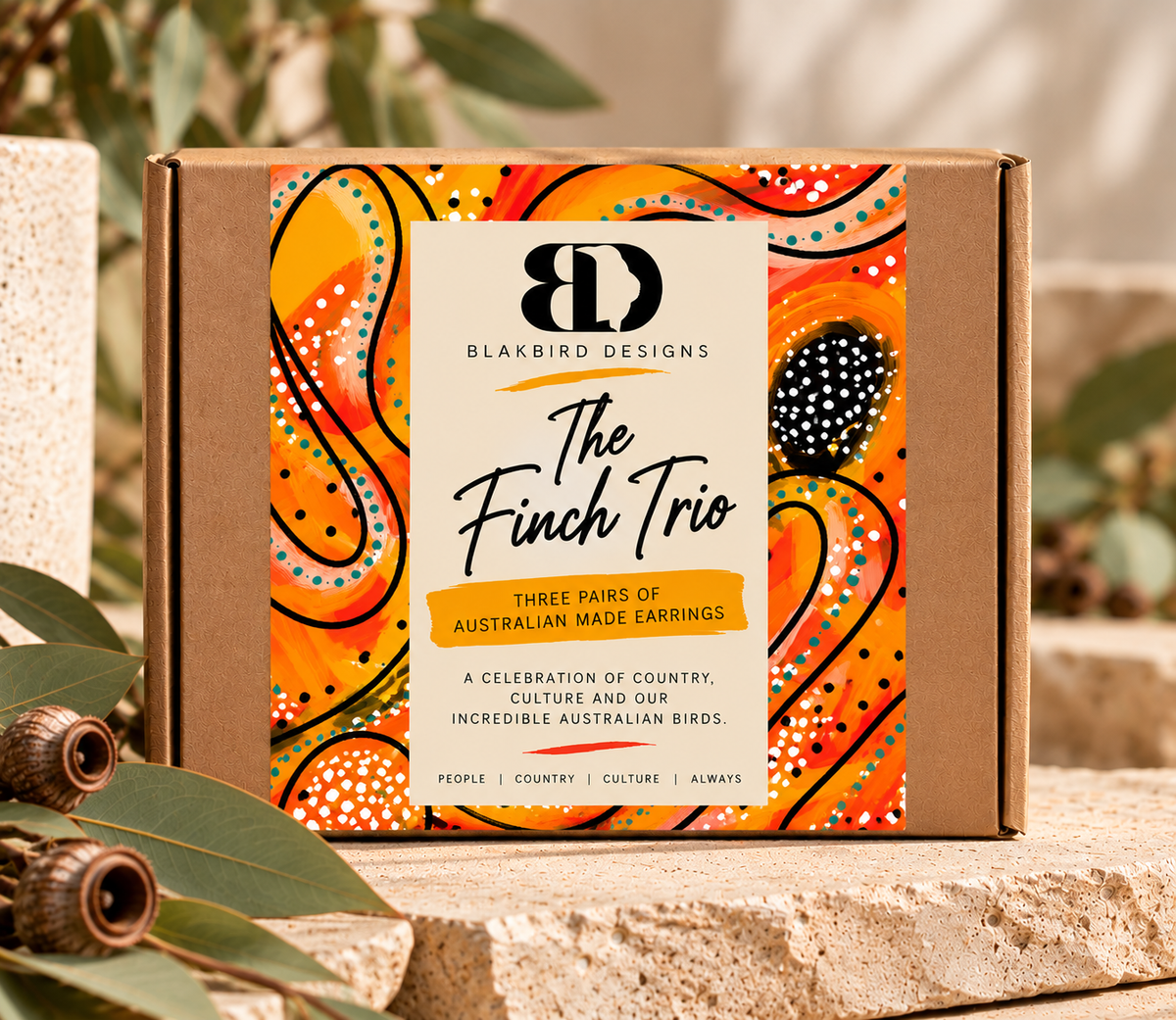 12 Australian Birds of Christmas — Curated Bird Trios - Pre-order