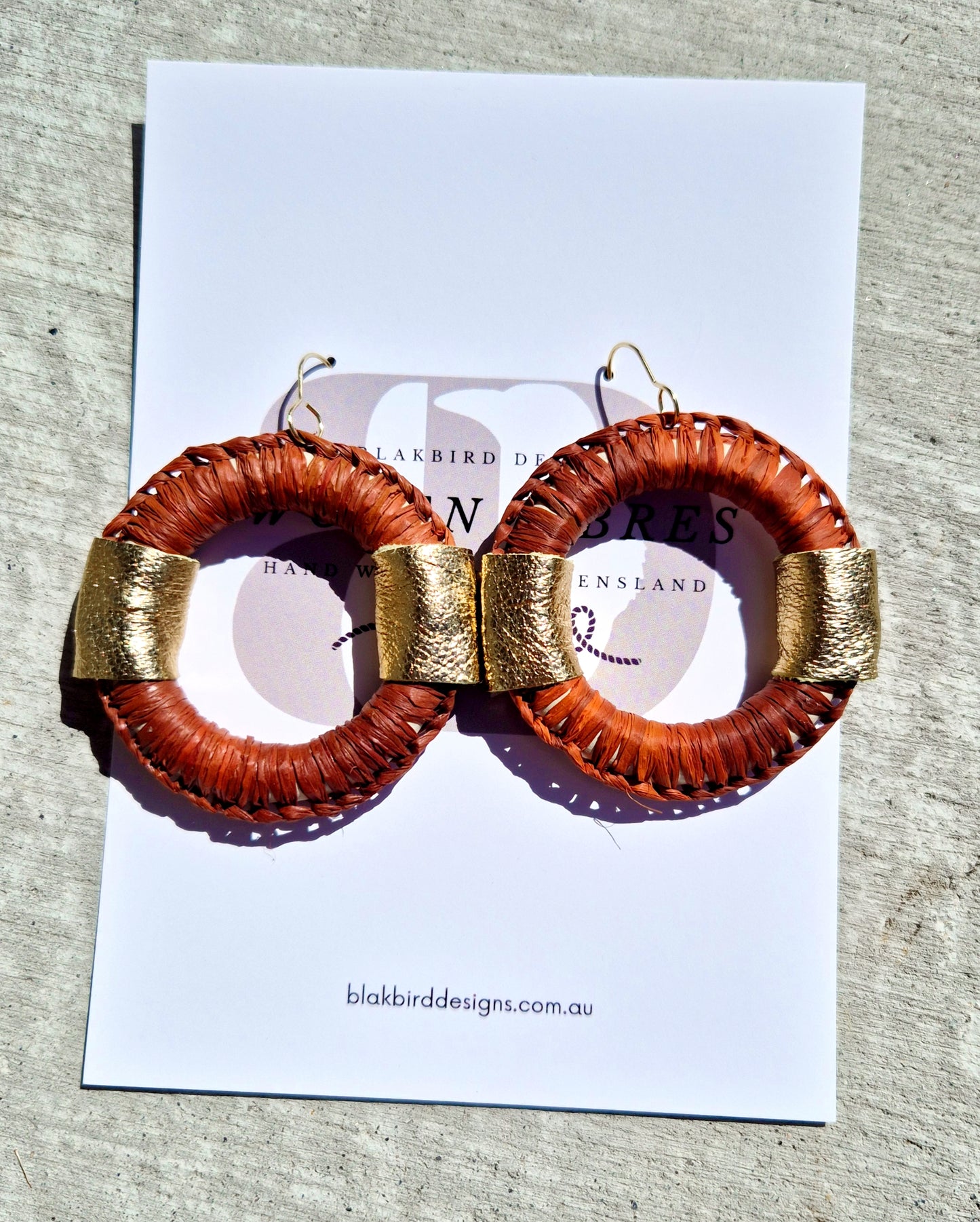 Chubby Woven Hoops