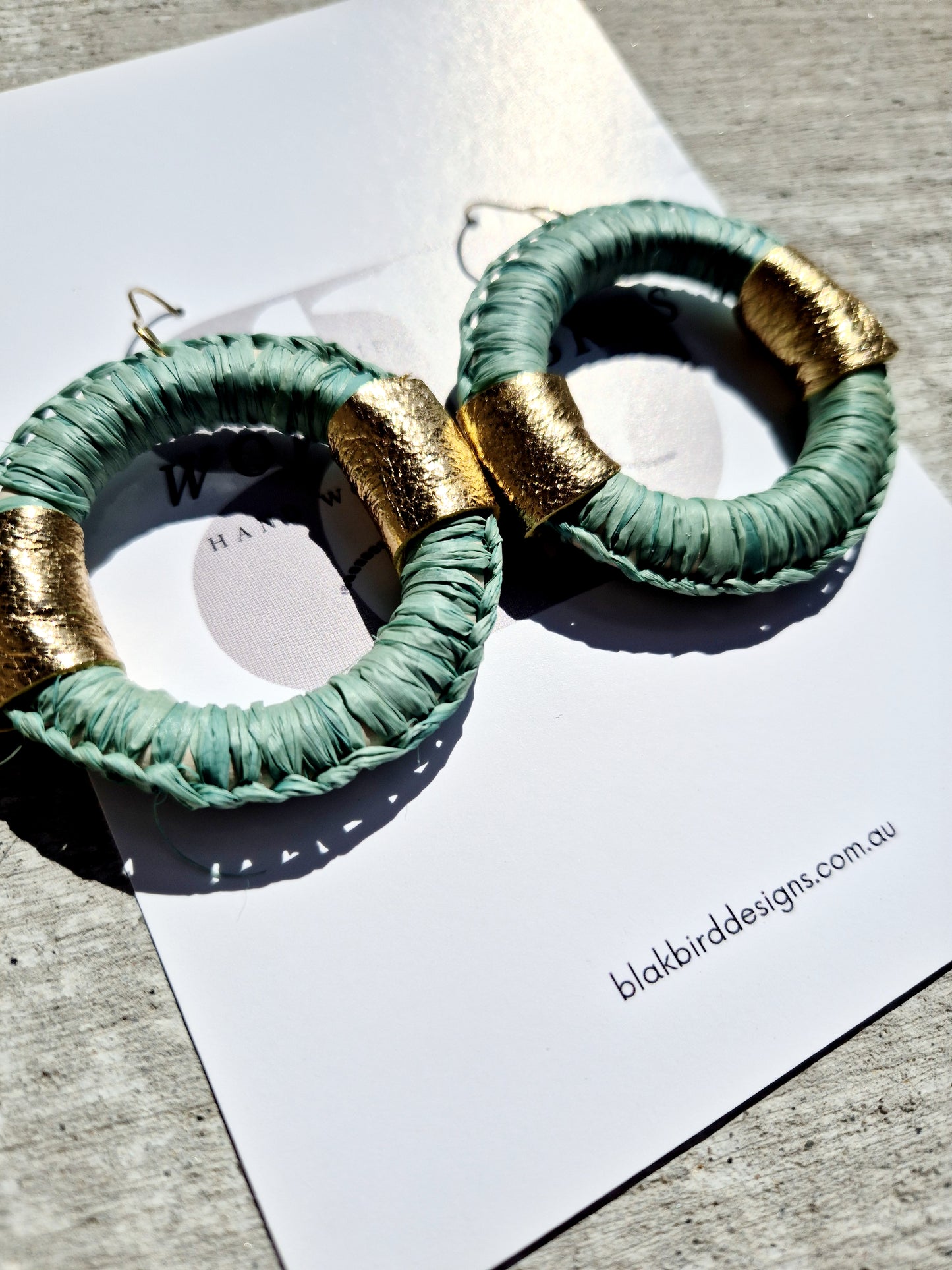 Chubby Woven Hoops