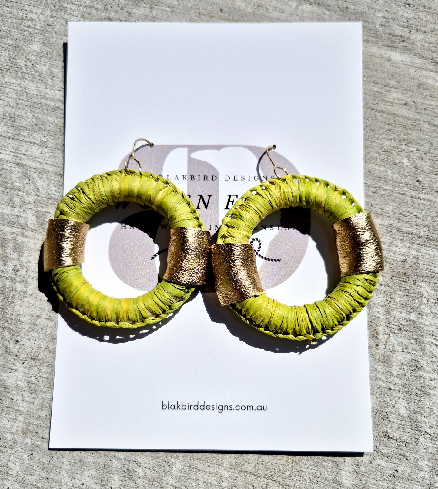 Chubby Woven Hoops