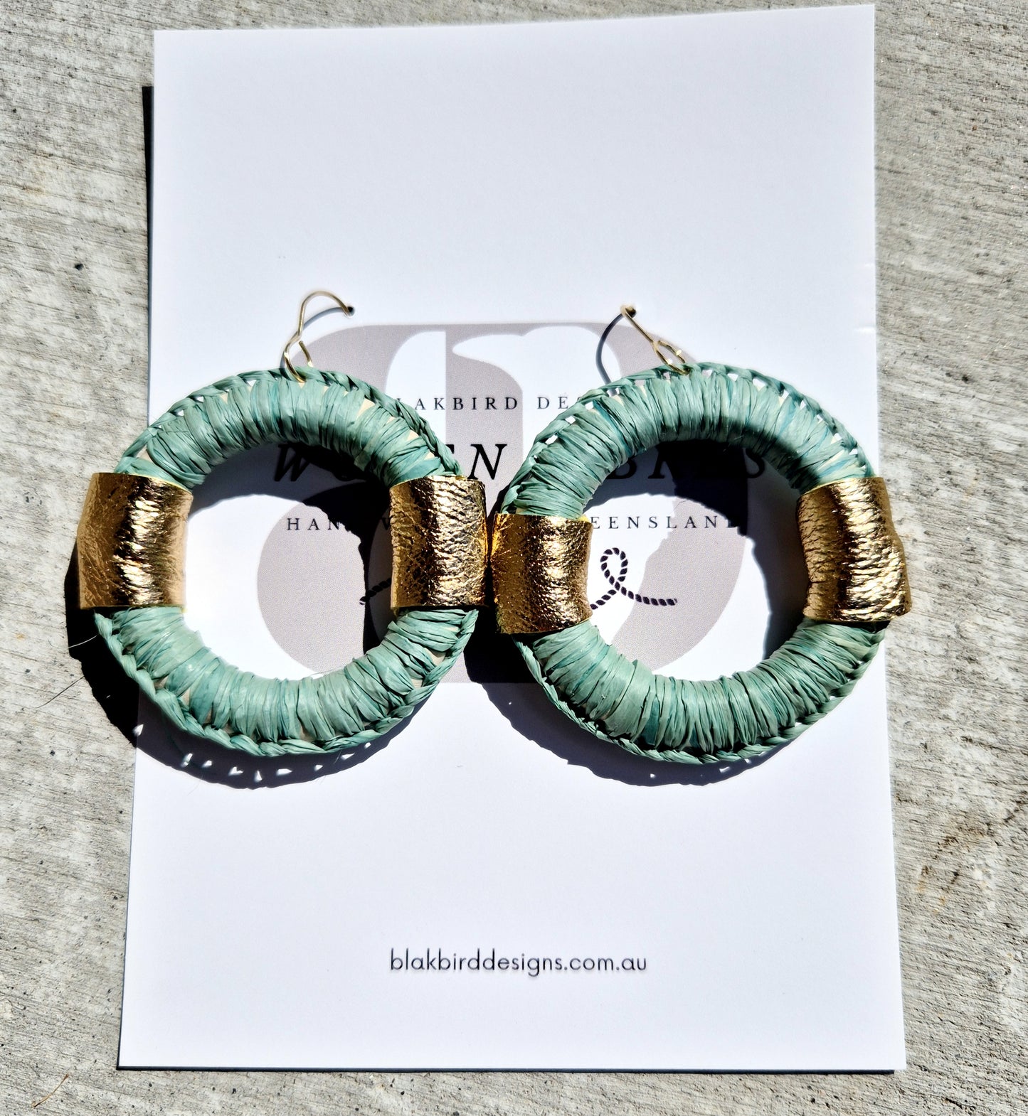 Chubby Woven Hoops