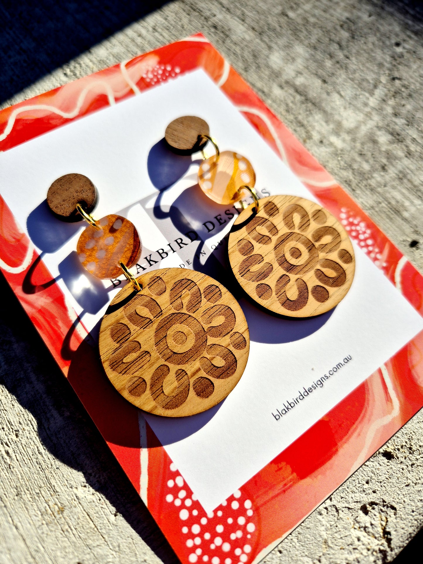 Gathering — Timber Statement Earrings