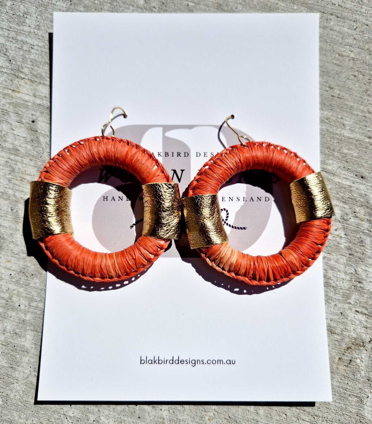 Chubby Woven Hoops