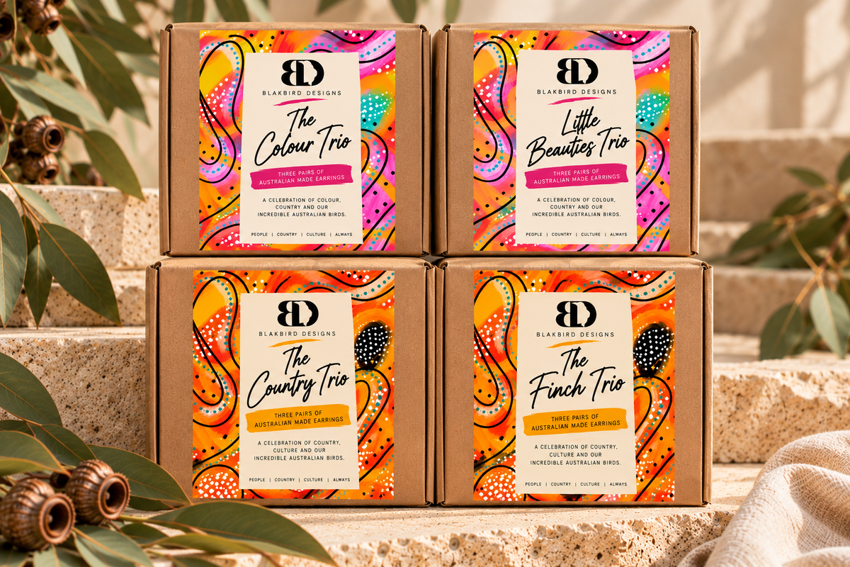 12 Australian Birds of Christmas — Curated Bird Trios - Pre-order