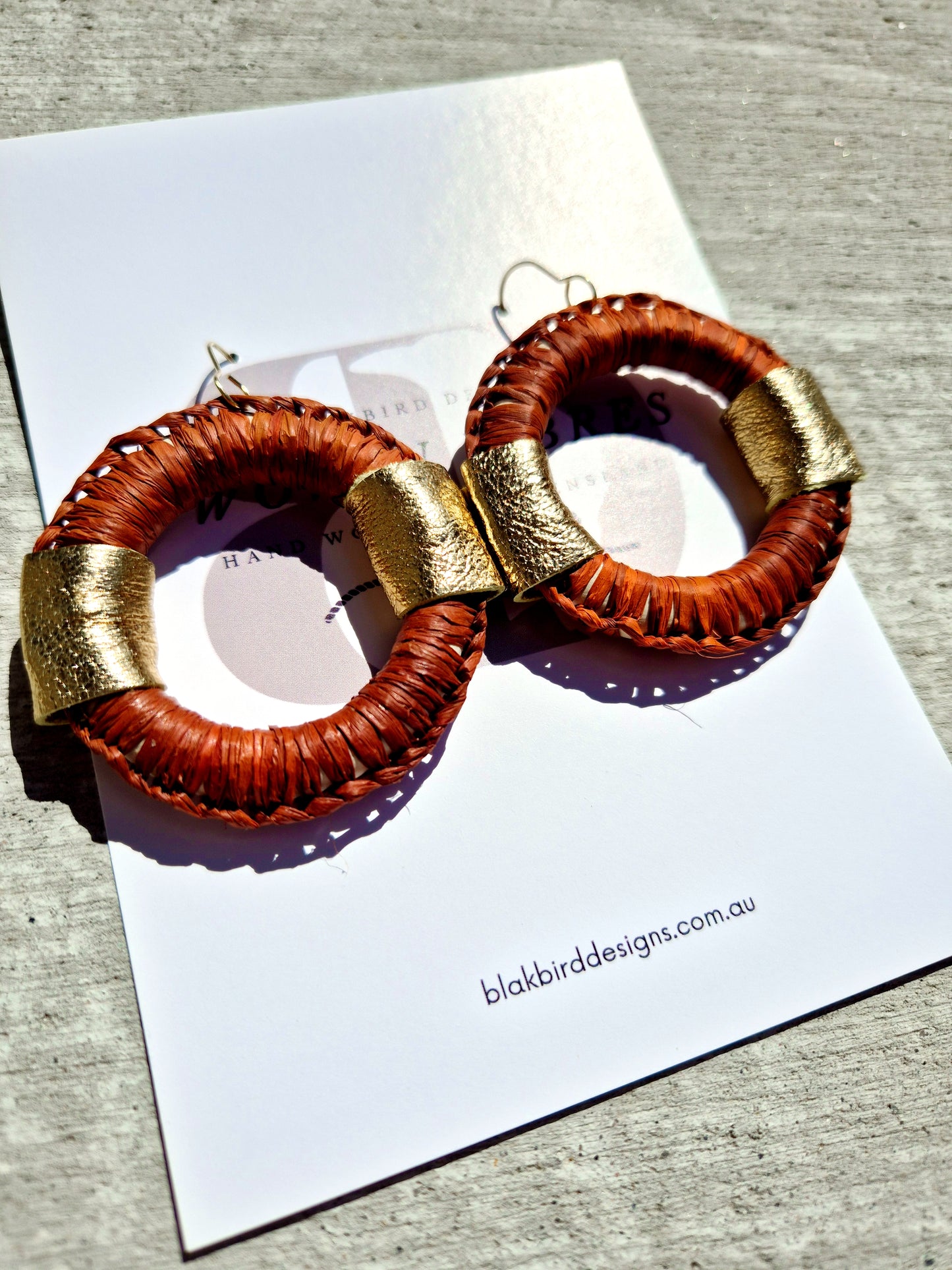 Chubby Woven Hoops