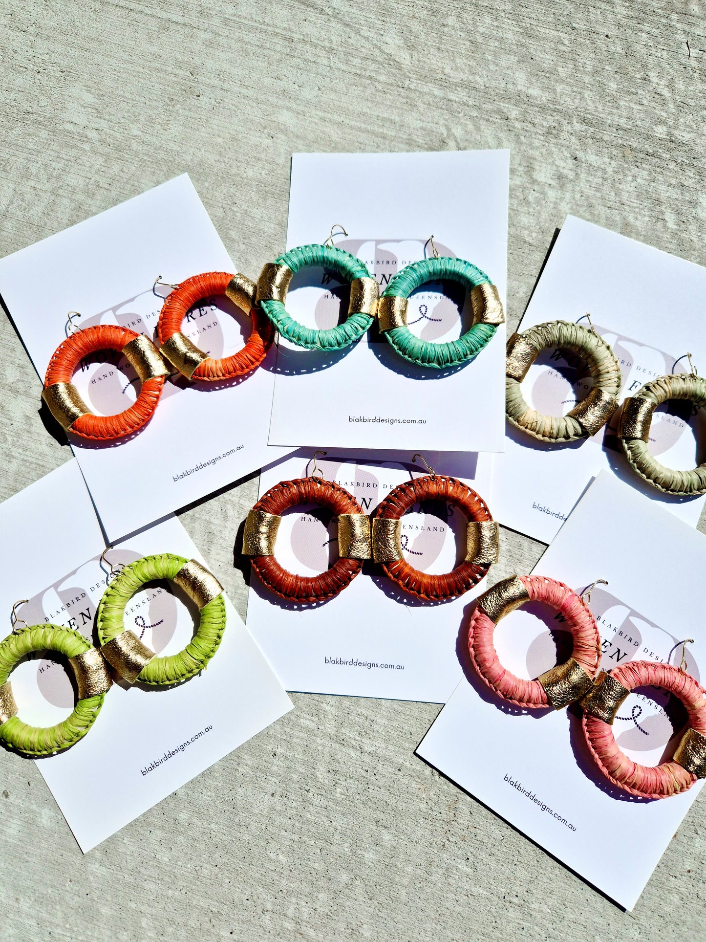 Chubby Woven Hoops