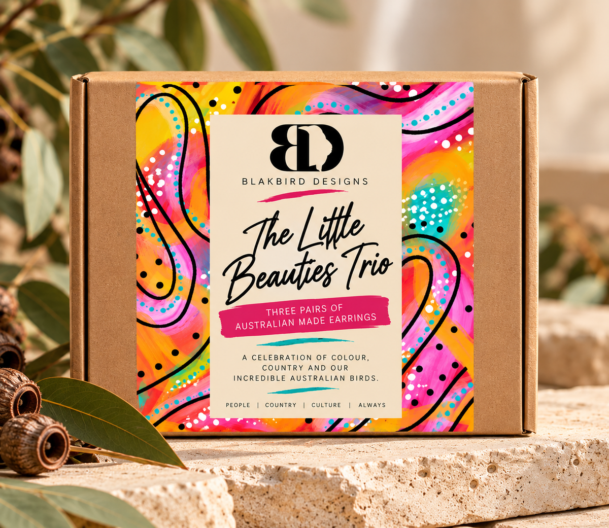 12 Australian Birds of Christmas — Curated Bird Trios - Pre-order