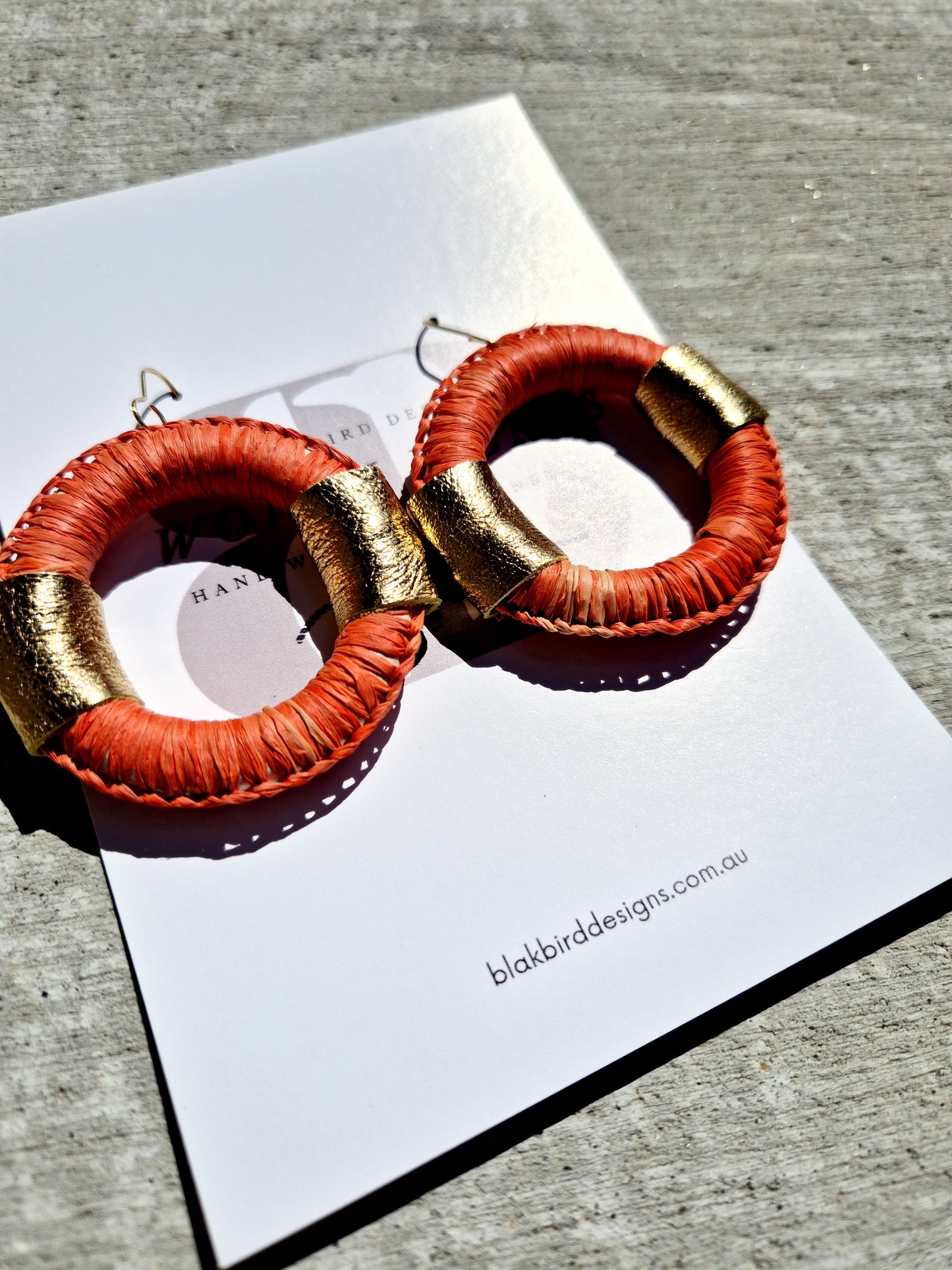 Chubby Woven Hoops