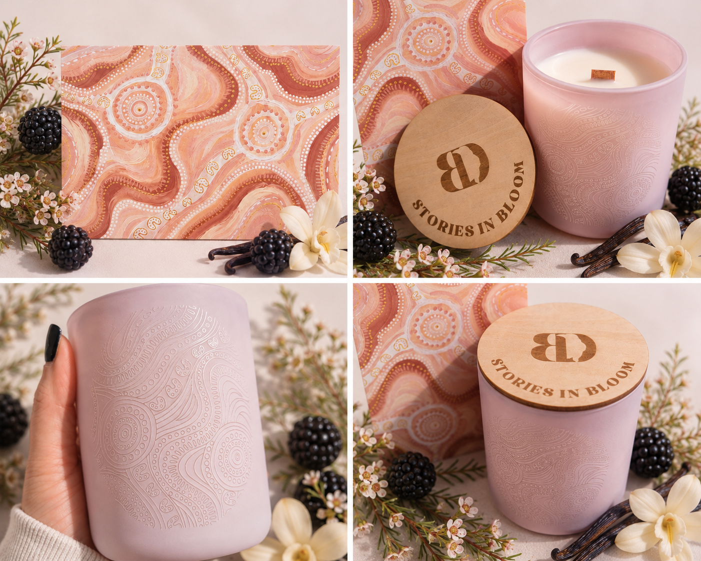 Stories in Bloom - Candle