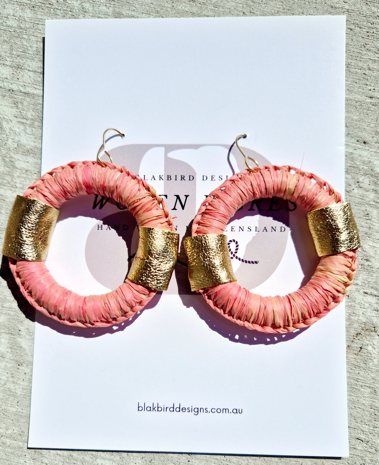 Chubby Woven Hoops